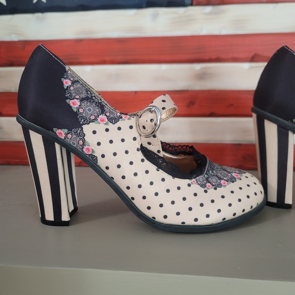Hot Chocolate Design Chocolaticas High Heels Doris Women's Mary Jane Pump (38) - Picture 4 of 12